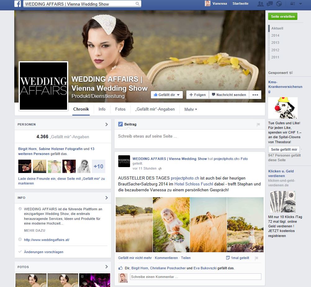 BrautSache Salzburg FB Wedding Affairs 2014